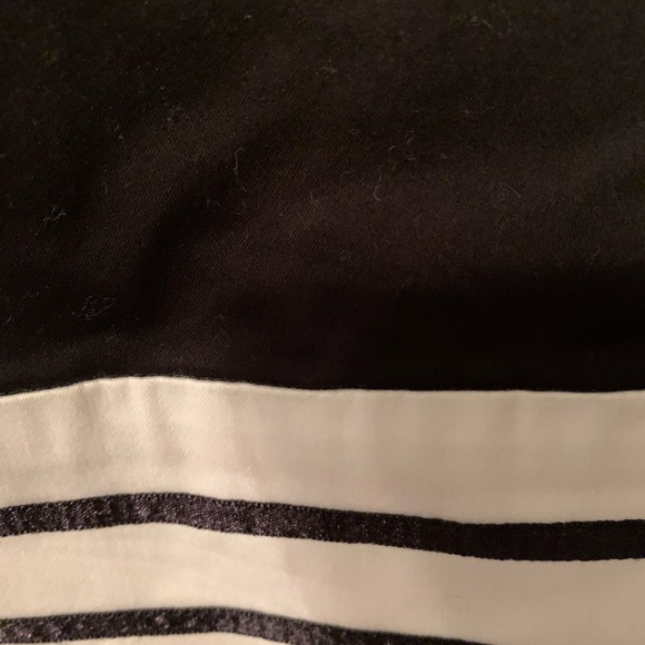 Cache black pant with ribbon trim, cotton blend, 2, approximately 39 inch length - Picture 2 of 11